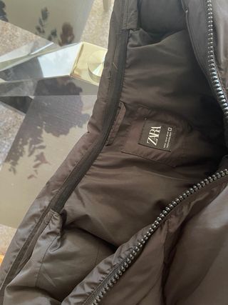 Chaleco acolchado Zara negro