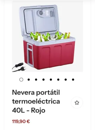 Nevera Portátil Arebos 40L Frío/Calor