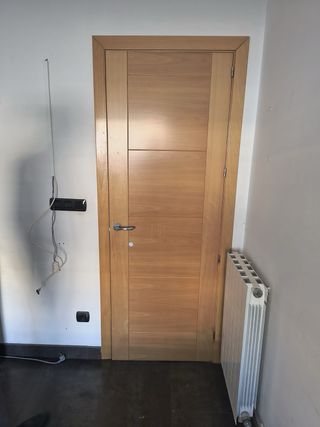 Puertas interiores madera con marco