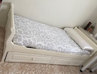 Estructura cama 90cm madera