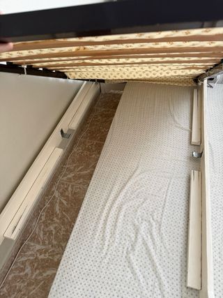 Estructura cama 90cm madera