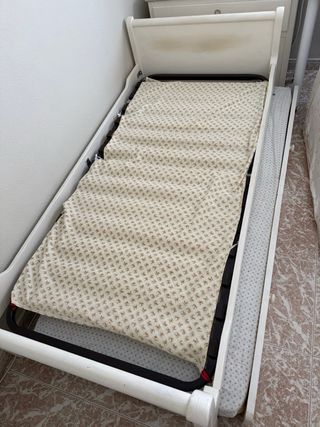 Estructura cama 90cm madera