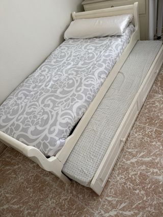 Estructura cama 90cm madera