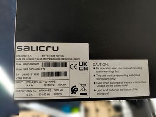 Salicru SPS Advance RT2 SAI 3000VA 2700W Rack/Torre