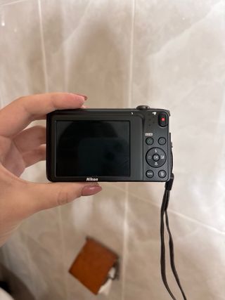Cámara Nikon Coolpix S3500 Negra