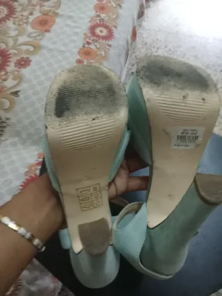 Zapatos de tacón La Strada color verde azulado