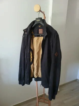 Cazadora Cuero Timberland Azul 2XL