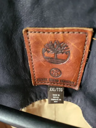 Cazadora Cuero Timberland Azul 2XL