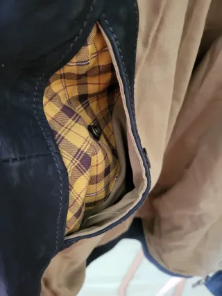 Cazadora Cuero Timberland Azul 2XL