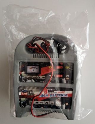 Cargador Baterías 6-12V y 8A NUEVO