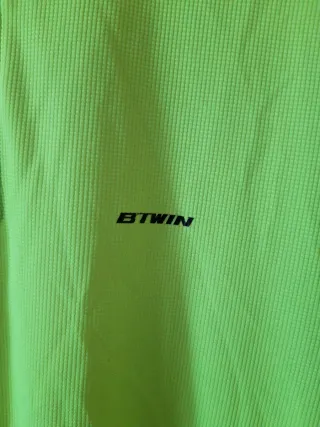 Maglia tecnica giallo fluo BTWIN