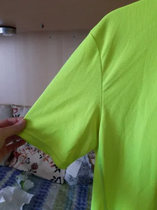 Maglia tecnica giallo fluo BTWIN