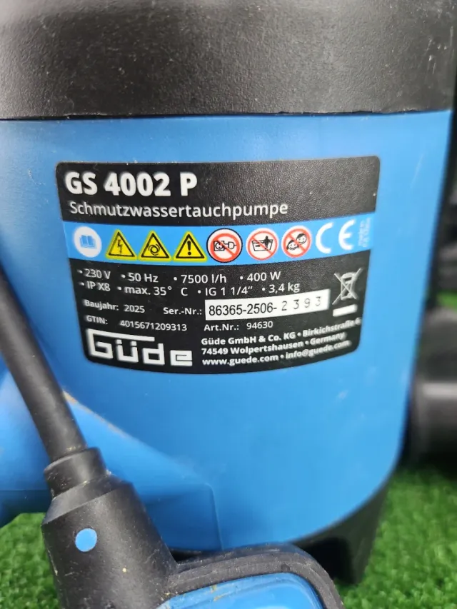 Bomba Sumergible Güde GS 4002 P