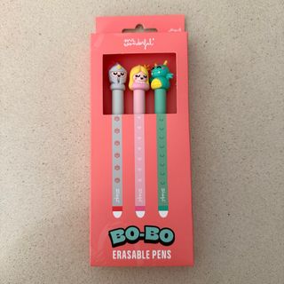 Conjunto 3 canetas BoBo Mr Wonderful