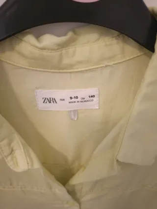 Blusa Zara Blanca Niña Talla 10