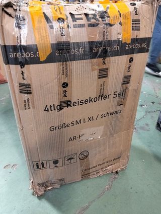 Juego 3 Maletas Arebos ABS Negras