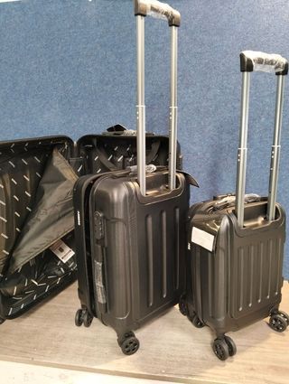 Juego 3 Maletas Arebos ABS Negras