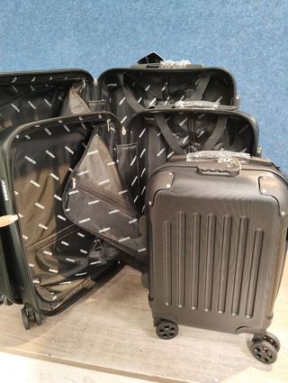 Juego 3 Maletas Arebos ABS Negras