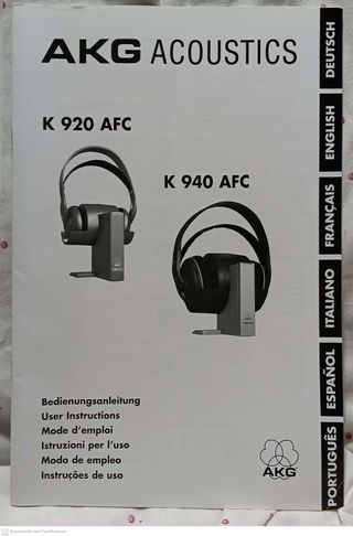 Auriculares Inalámbricos AKG T940 AFC