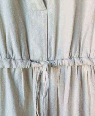 Vestido Mango Beige Lino