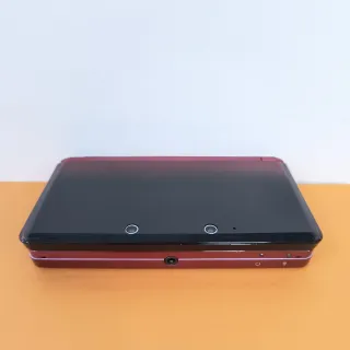 Nintendo 3DS Rosso Nero Reshelled + Cavo