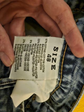 Jeans corti uomo 3D DIMENSIONE JEANS taglia 48