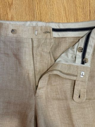 Traje Lino Purificacion Garcia Talla 50 Beige