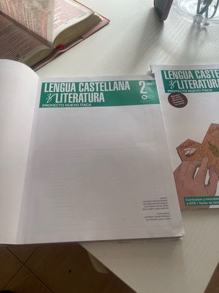 Lengua Castellana y Literatura, 2 Bach, Proyect...