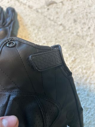 Guantes Moto Cuero Perforado Talla XL