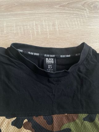 Camiseta Bershka Camuflaje