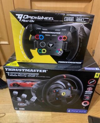 Volante da corsa Thrustmaster T300 Ferrari Alcantara + Open Wheel