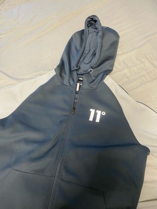 Sudadera 11 Degrees cremallera bicolor T: S