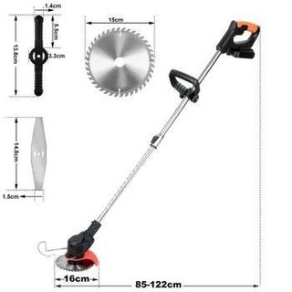 Desbrozadora cortacésped 18.000 rpm 21V + batería