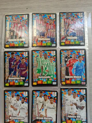 Cartas Fútbol Panini