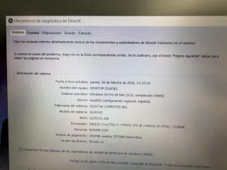 Portátil Gamer Asus ROG GL553V TIENE FALLO