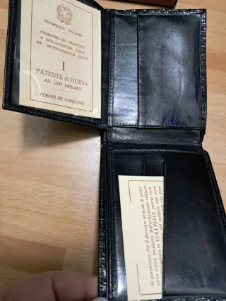 Portafoglio Ver Vit pelle vintage nero