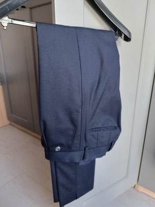 Traje Azul Marino Slim Fit Caballero - Talla 46/38