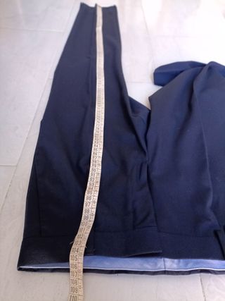 Traje Azul Marino Slim Fit Caballero - Talla 46/38
