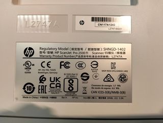 HP ScanJet Pro 2500 f1 escáner ADF dúplex USB