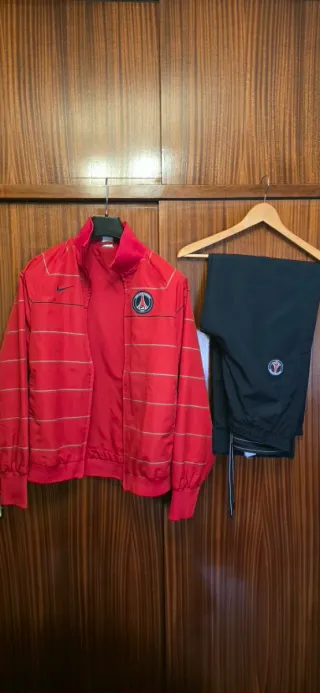 Conjunto Nike PSG Chandal Rojo y Negro