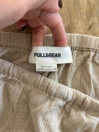 Pull and Bear Shorts Talla M Beige