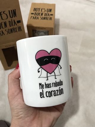 Taza Me has robado el corazón SIN ESTRENAR