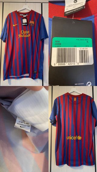 Sin estrenar Camiseta FCBarcelona 2011-12 Oficial