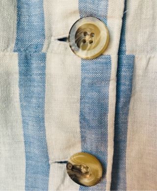 Vestido Mango Rayas Azul Blanco