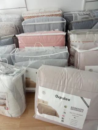 Edredón reversible tacto pluma y guata precio