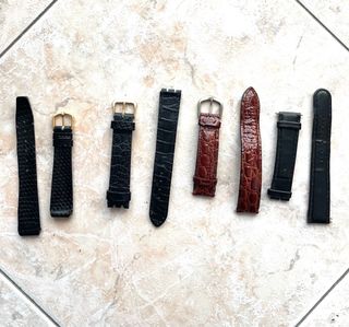 Lotto cinturini orologi pelle