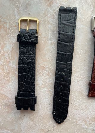 Lotto cinturini orologi pelle