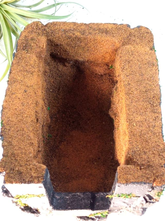 Refugio cueva para reptiles