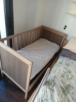Cuna IKEA SUNDVIK 60x120 cm + Colchón