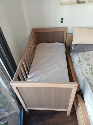 Cuna IKEA SUNDVIK 60x120 cm + Colchón
